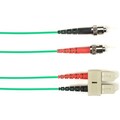 Black Box Os2 9-Micron Single-Mode Fiber Optic Patch Cable - Lszh, St-Sc,  FOLZHSM-020M-STSC-GN